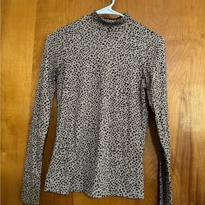 Spotted Long Sleeve Women's Top